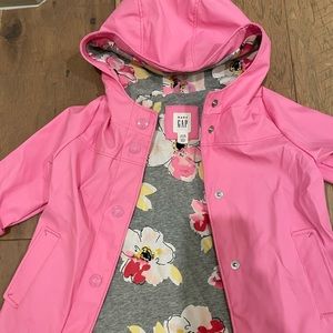 Gap Pink rain coat 12-18 month